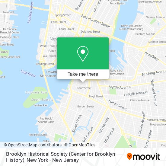 Brooklyn Historical Society (Center for Brooklyn History) map