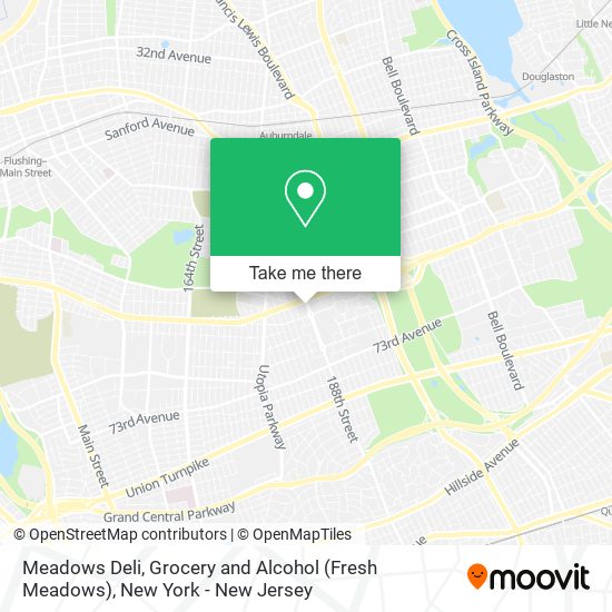 Meadows Deli, Grocery and Alcohol (Fresh Meadows) map