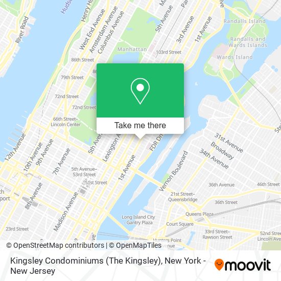 Kingsley Condominiums (The Kingsley) map