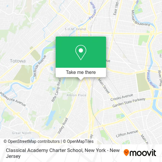 Classical Academy Charter School map