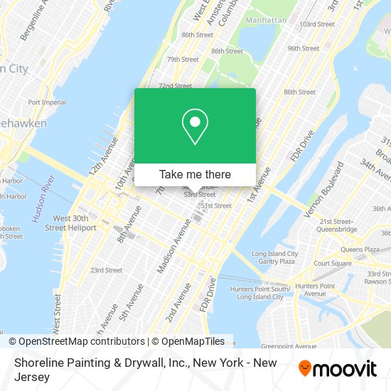 Mapa de Shoreline Painting & Drywall, Inc.