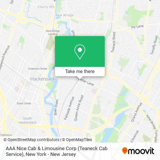 Mapa de AAA Nice Cab & Limousine Corp (Teaneck Cab Service)