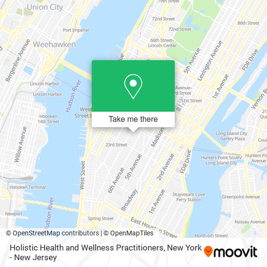 Mapa de Holistic Health and Wellness Practitioners