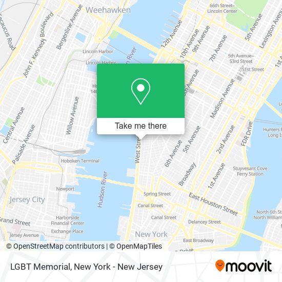 LGBT Memorial map