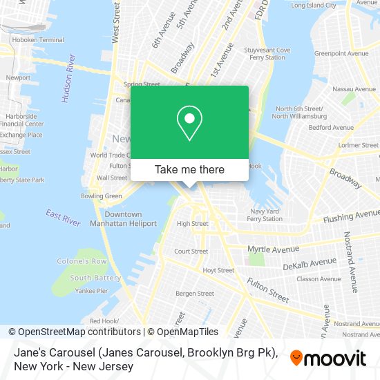 Jane's Carousel (Janes Carousel, Brooklyn Brg Pk) map