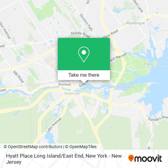 Hyatt Place Long Island / East End map