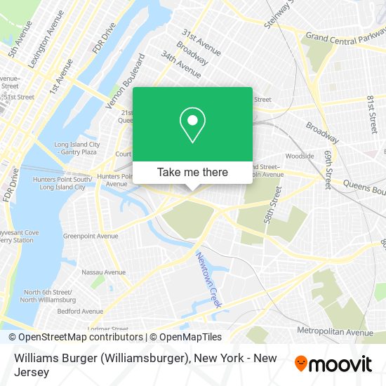 Mapa de Williams Burger (Williamsburger)
