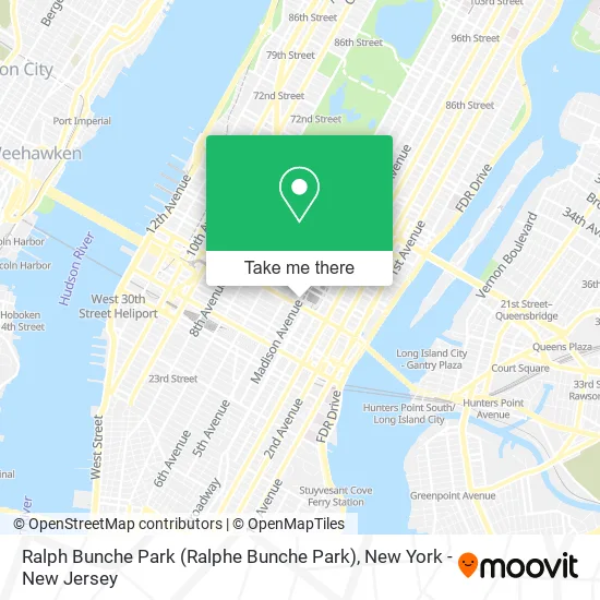 Ralph Bunche Park (Ralphe Bunche Park) map