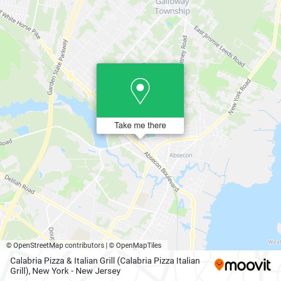 Calabria Pizza & Italian Grill map