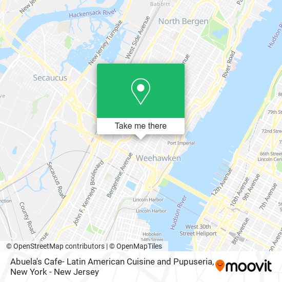 Mapa de Abuela's Cafe- Latin American Cuisine and Pupuseria