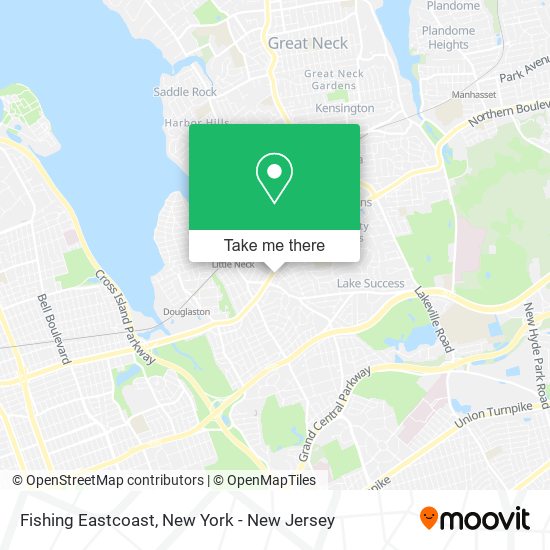 Fishing Eastcoast map