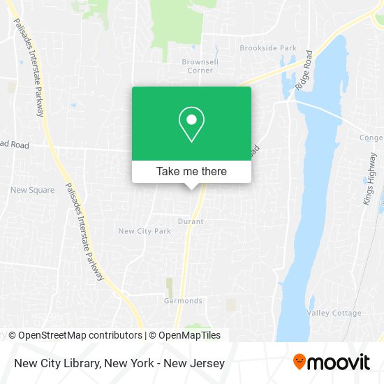 New City Library map