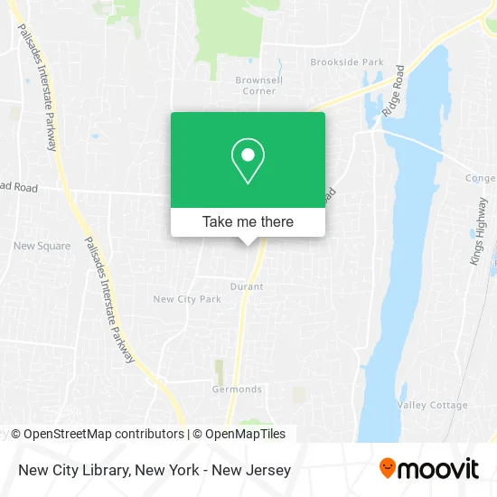 New City Library map