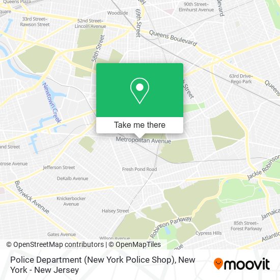 Police Department (New York Police Shop) map