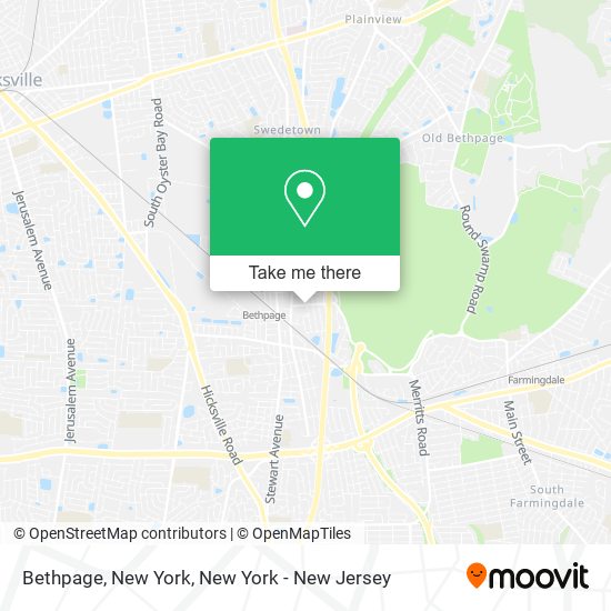 Mapa de Bethpage, New York