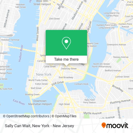 Sally Can Wait map