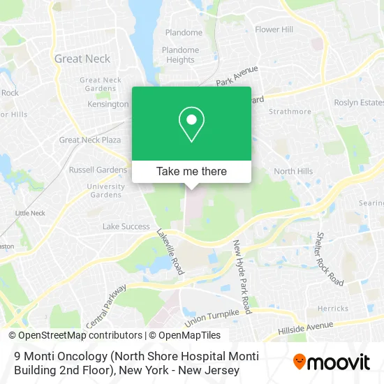 9 Monti Oncology (North Shore Hospital Monti Building 2nd Floor) map