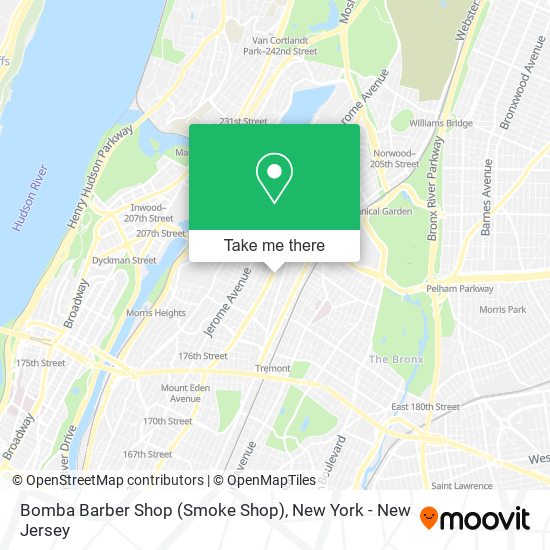 Mapa de Bomba Barber Shop (Smoke Shop)