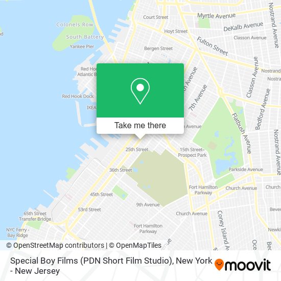 Mapa de Special Boy Films (PDN Short Film Studio)