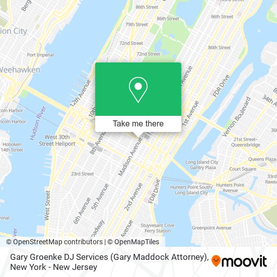 Gary Groenke DJ Services (Gary Maddock Attorney) map