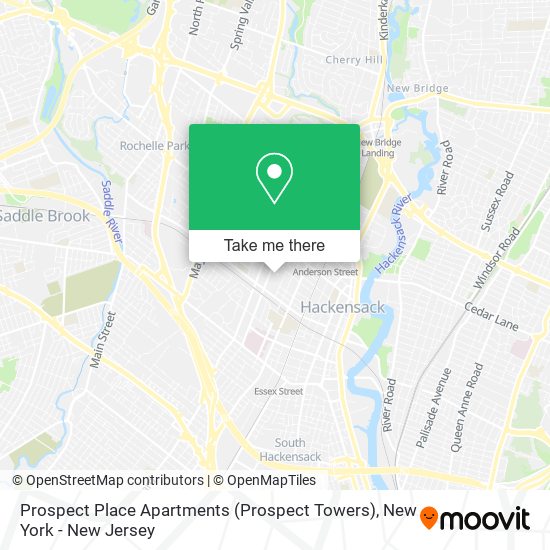 Mapa de Prospect Place Apartments (Prospect Towers)