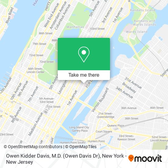 Owen Kidder Davis, M.D. (Owen Davis Dr) map