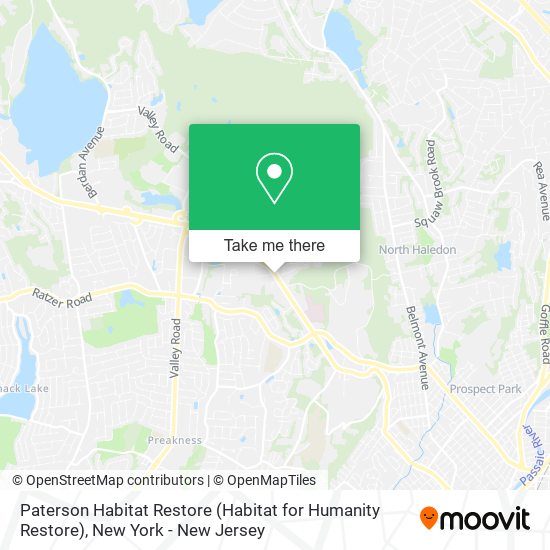 Paterson Habitat Restore (Habitat for Humanity Restore) map