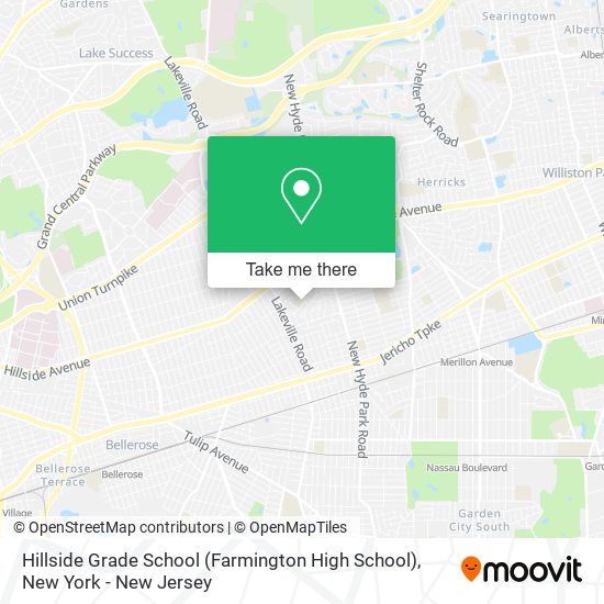 Mapa de Hillside Grade School (Farmington High School)