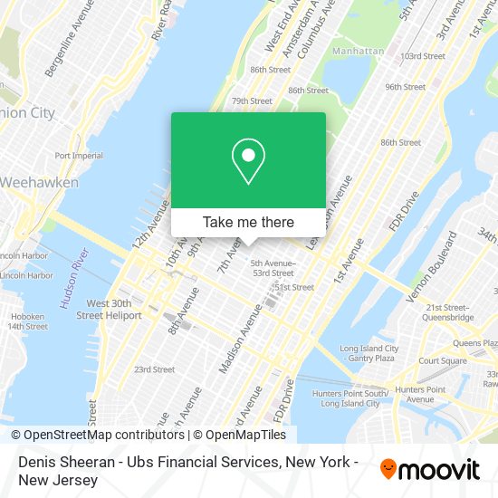 Denis Sheeran - Ubs Financial Services map