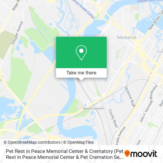 Pet Rest in Peace Memorial Center & Crematory map