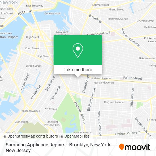 Mapa de Samsung Appliance Repairs - Brooklyn