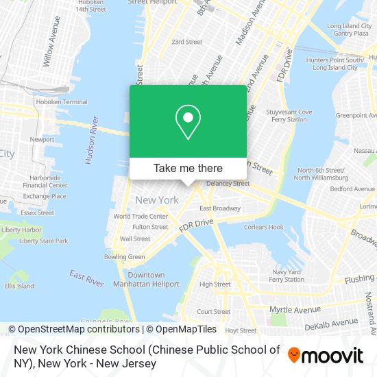 New York Chinese School (Chinese Public School of NY) map