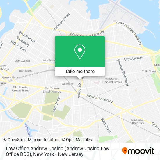 Mapa de Law Office Andrew Casino