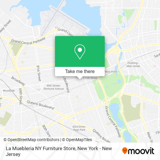 La Muebleria NY Furniture Store map