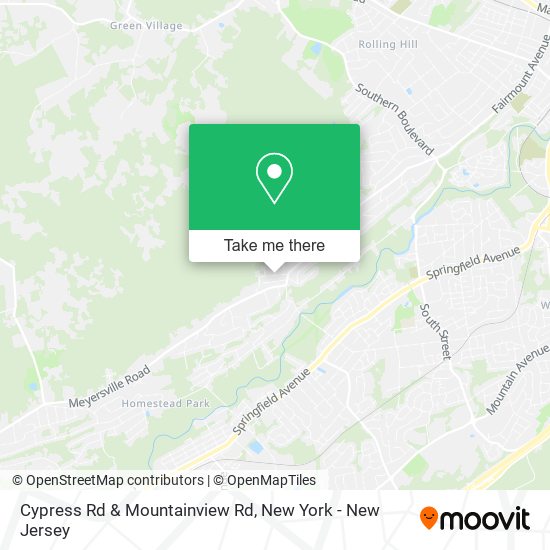 Mapa de Cypress Rd & Mountainview Rd