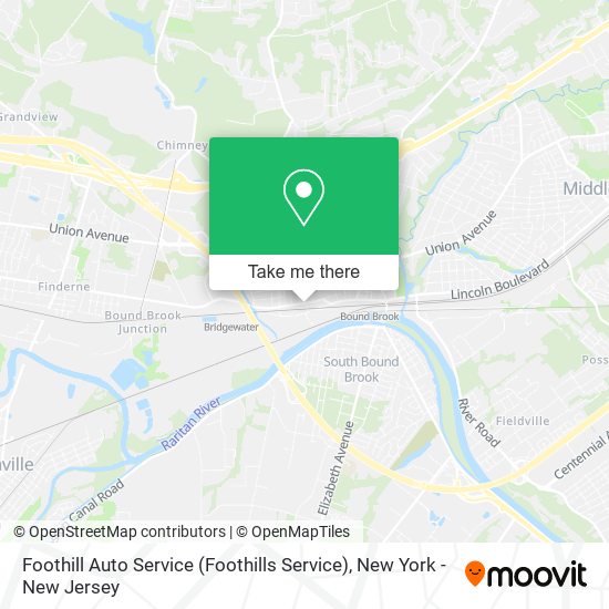 Foothill Auto Service (Foothills Service) map