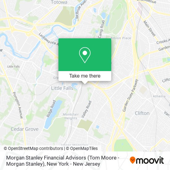 Morgan Stanley Financial Advisors (Tom Moore - Morgan Stanley) map