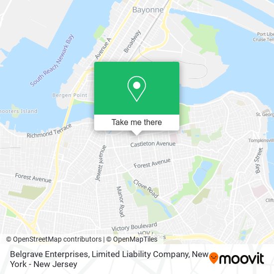 Mapa de Belgrave Enterprises, Limited Liability Company