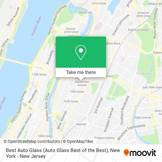 Mapa de Best Auto Glass (Auto Glass Best of the Best)