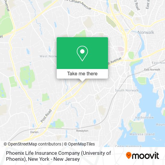 Phoenix Life Insurance Company (University of Phoenix) map