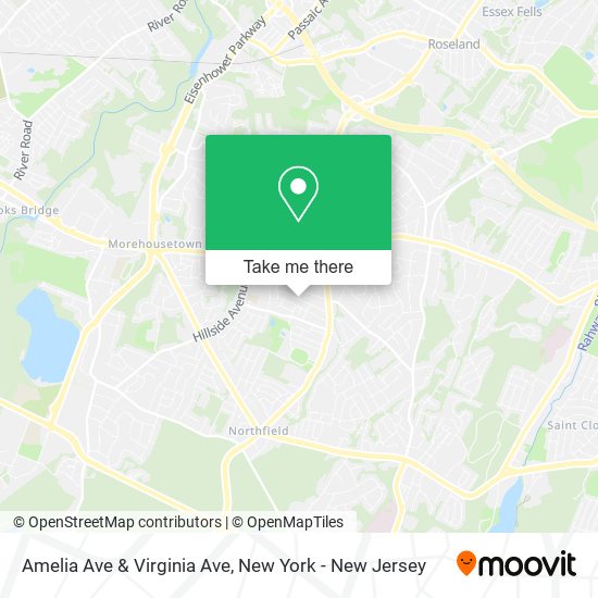 Mapa de Amelia Ave & Virginia Ave