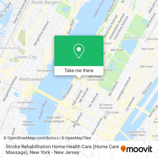 Stroke Rehabilitation Home Health Care (Home Care Massage) map