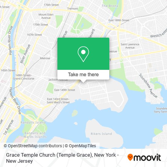 Mapa de Grace Temple Church (Temple Grace)