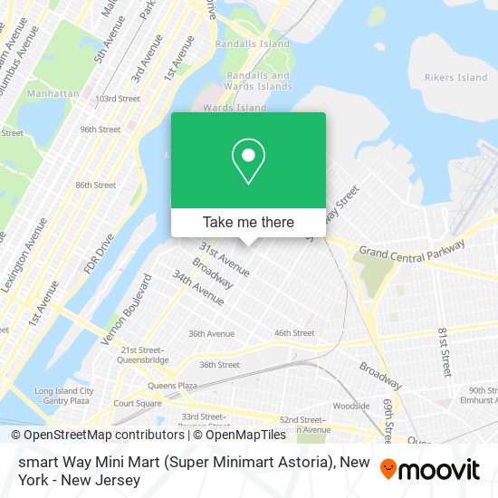 smart Way Mini Mart (Super Minimart Astoria) map