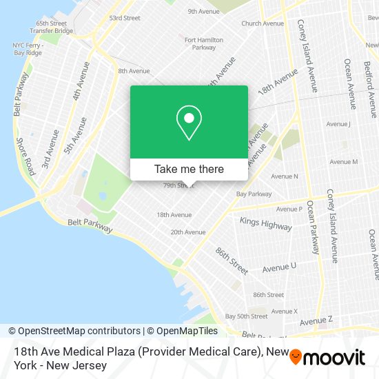 Mapa de 18th Ave Medical Plaza (Provider Medical Care)