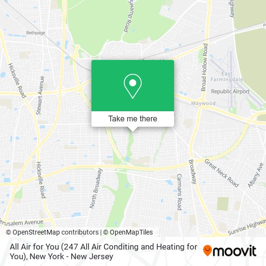 Mapa de All Air for You (247 All Air Conditing and Heating for You)