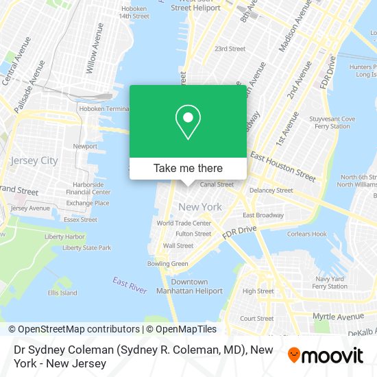 Mapa de Dr Sydney Coleman (Sydney R. Coleman, MD)
