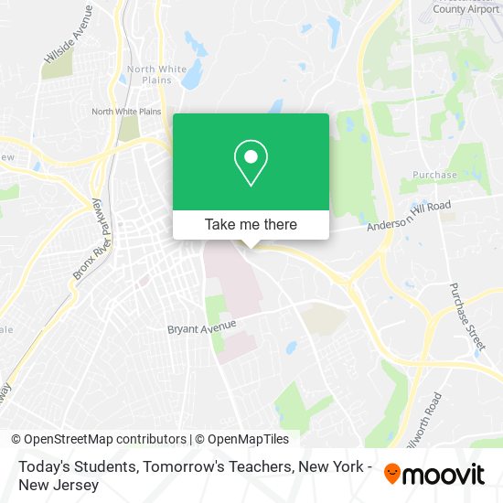 Today's Students, Tomorrow's Teachers map