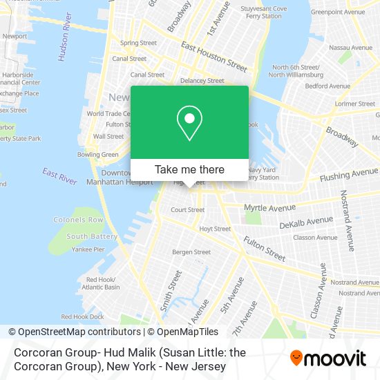 Corcoran Group- Hud Malik (Susan Little: the Corcoran Group) map