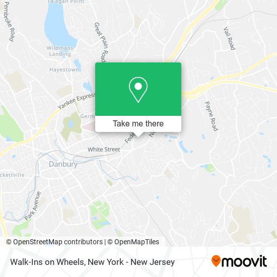 Walk-Ins on Wheels map